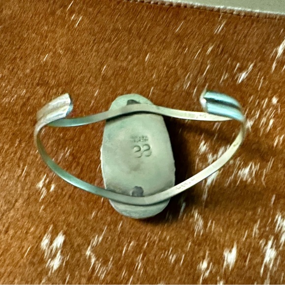 🪶STERLING🪶LARIMAR CUFF BRACELET - Picture 7 of 7